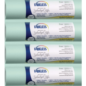 Schoolgirl Style Bulletin Board Paper, 48" x 12', Mint to Be, 4 Rolls