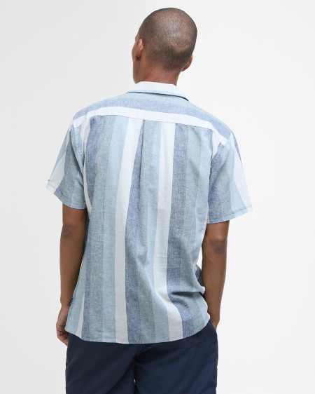 Portwell Striped Regular Short-Sleeved Shirt