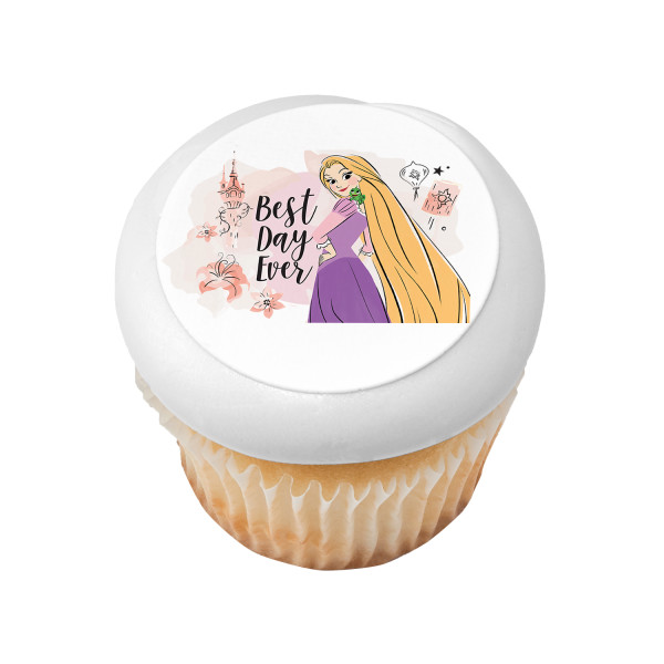 Disney Princess Rapunzel Best Day Ever PhotoCake® Edible Image®