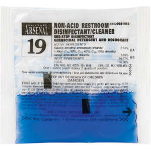 Hillyard, Arsenal® Non-Acid Restroom Disinfectant/Cleaner, Arsenal® Hil-Pac® <em class="search-results-highlight">Dispenser</em> 1 fl oz Packet
