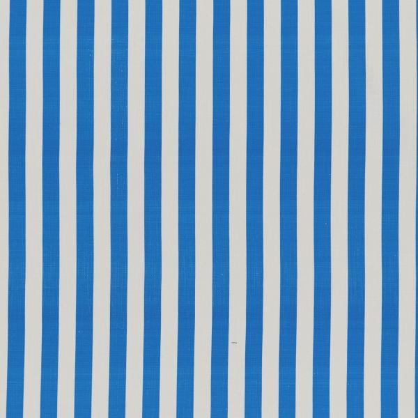 Portofino Stripe Brilliant Blue Roman blind