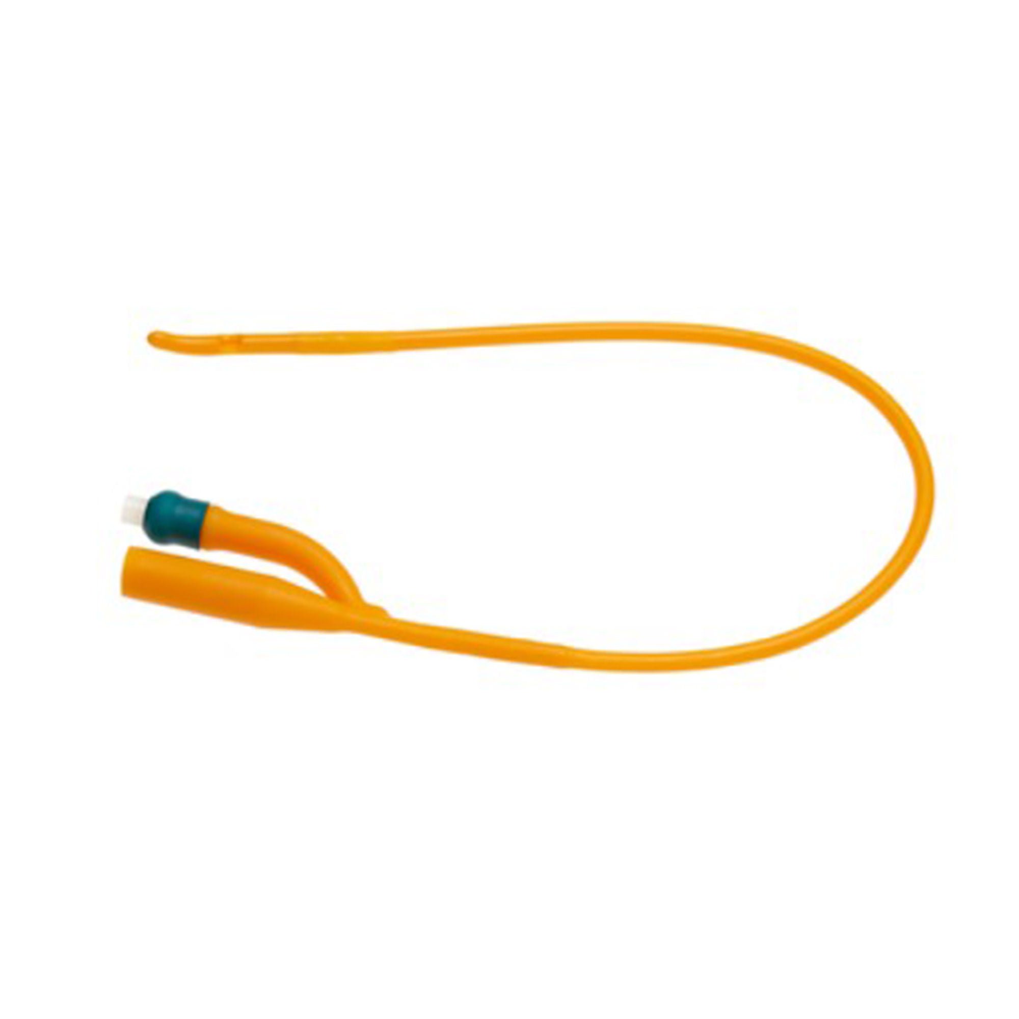 Rüsch® PureGold® Foley Catheter, 18 Fr., 30 cc, Coudé Tip