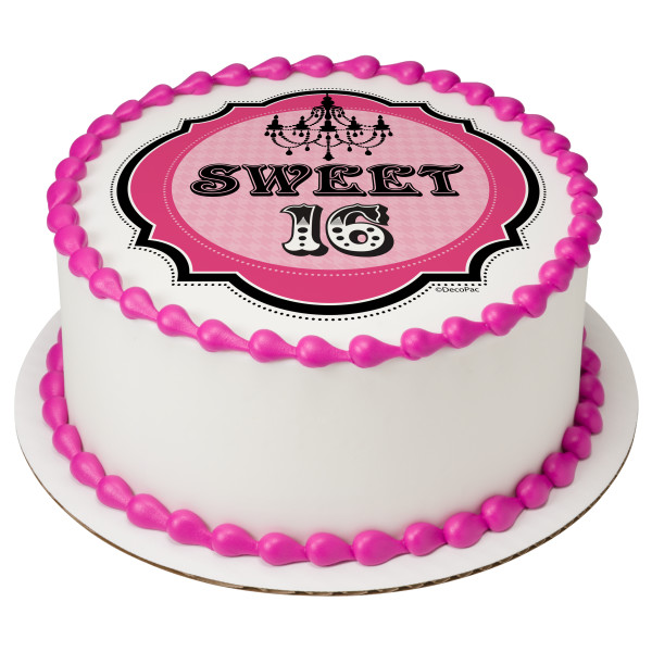 Sweet 16 PhotoCake® Edible Image®