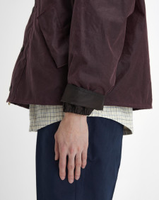 Transport Waxed Jacket Bordeaux