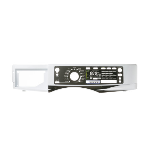 Dryer control panel bezel assembly