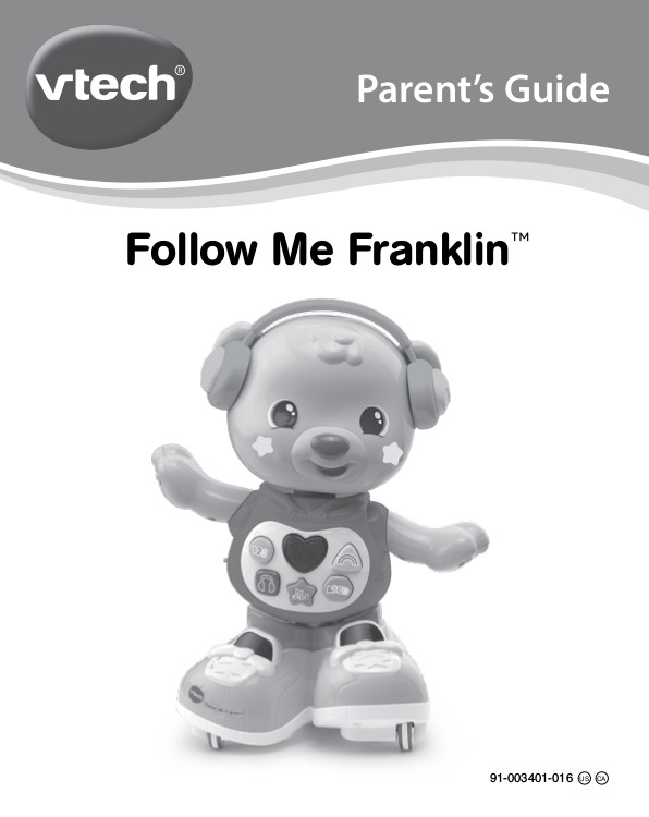 VTech Follow Me Franklin ChaseMe Toy, Encourages Crawling for Infants