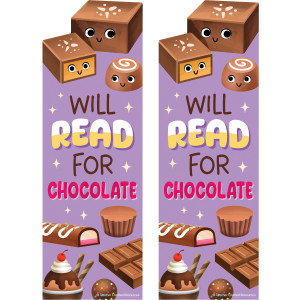 2-Pack Chocolate Smelly Bookmarks