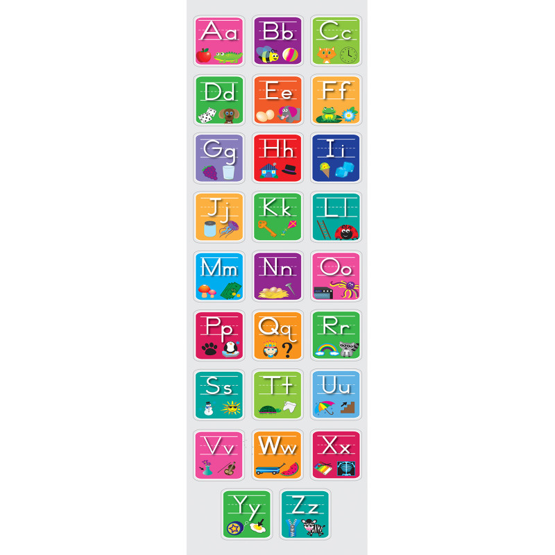 The Original Fun Mat™, Sensory Spots™, 4" Full English Alphabet Set, 26 Pieces