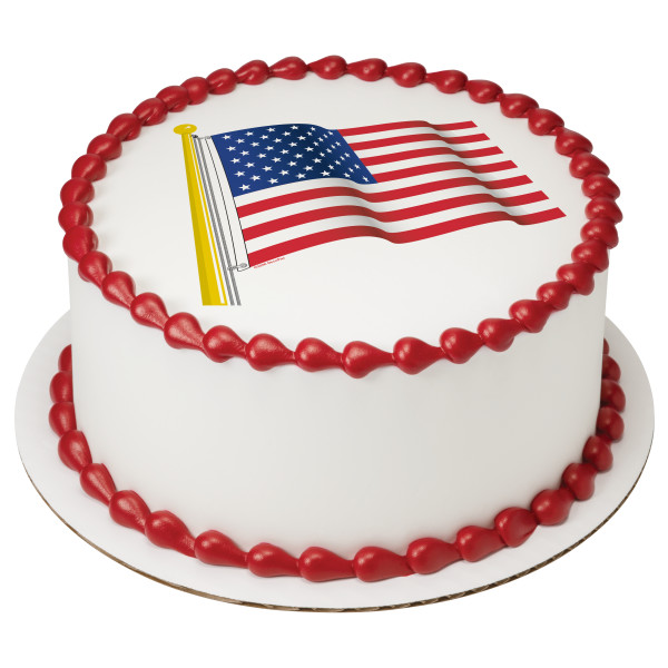 American Flag PhotoCake® Edible Image®