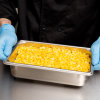 Fourth-size 2 ½-inch-deep Super Pan V® stainless steel steam table pan