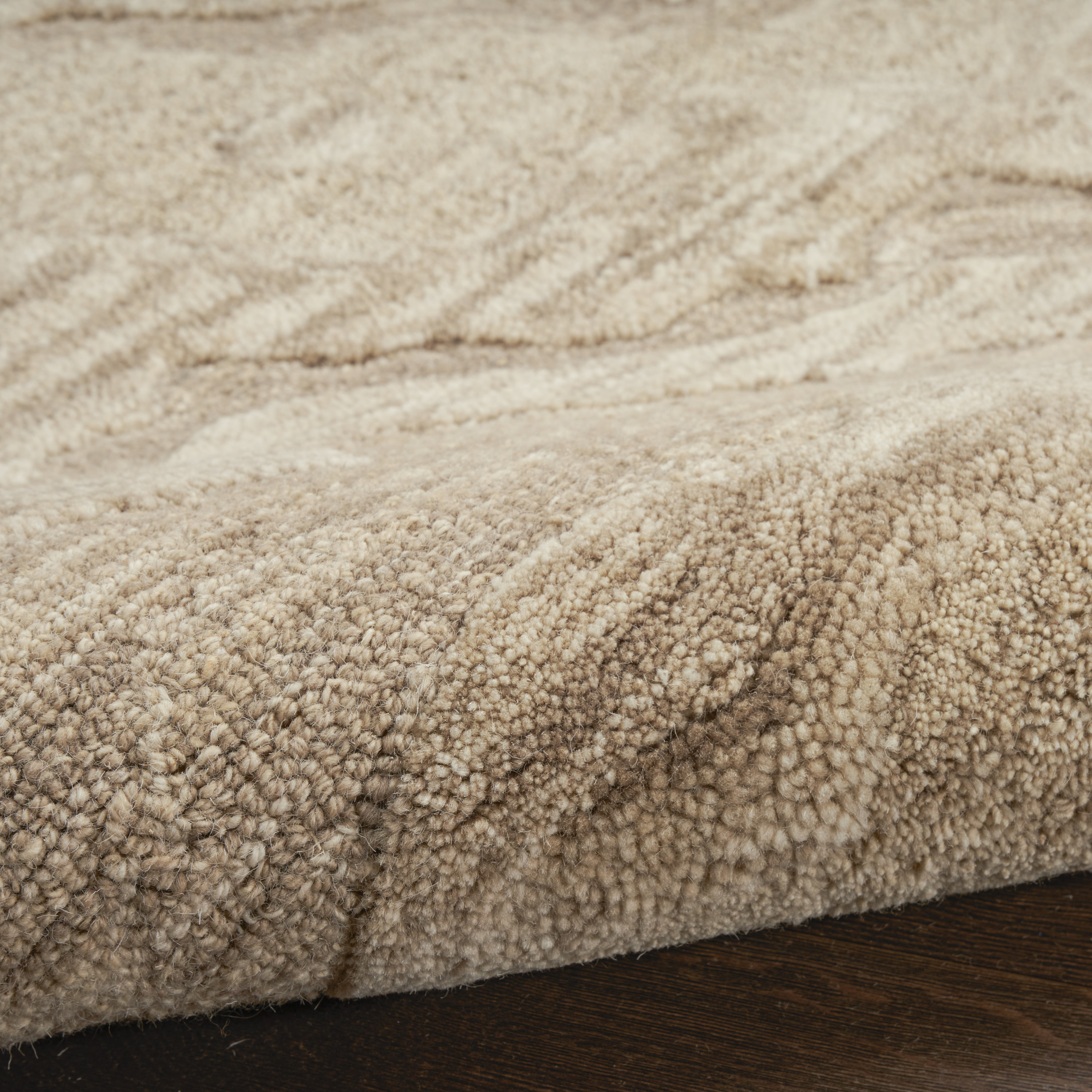 Nourison Graceful 7'9" x 9'9" Taupe Modern Indoor Rug