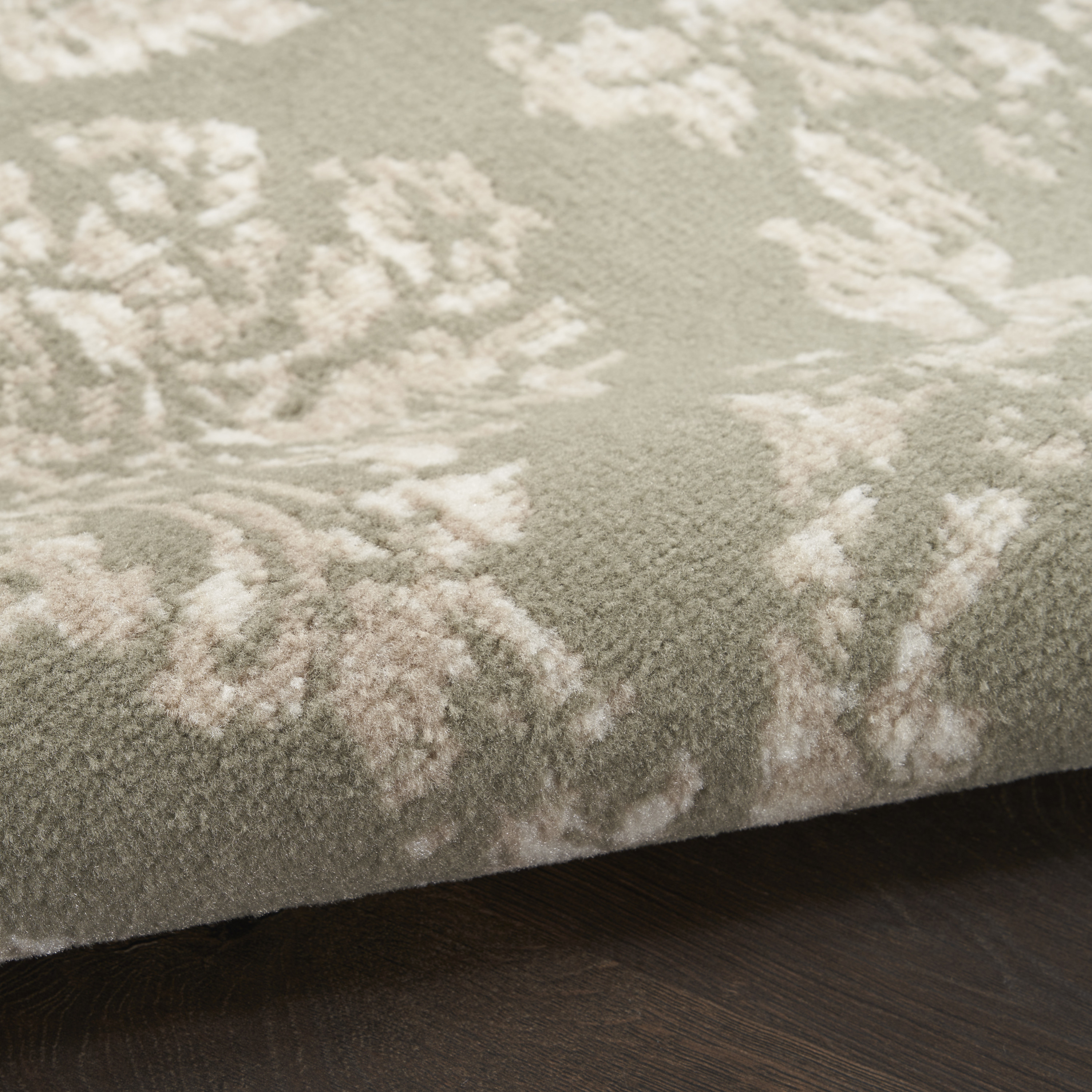 Nourison Jubilant 2' x 4' Olive Vintage Indoor Rug