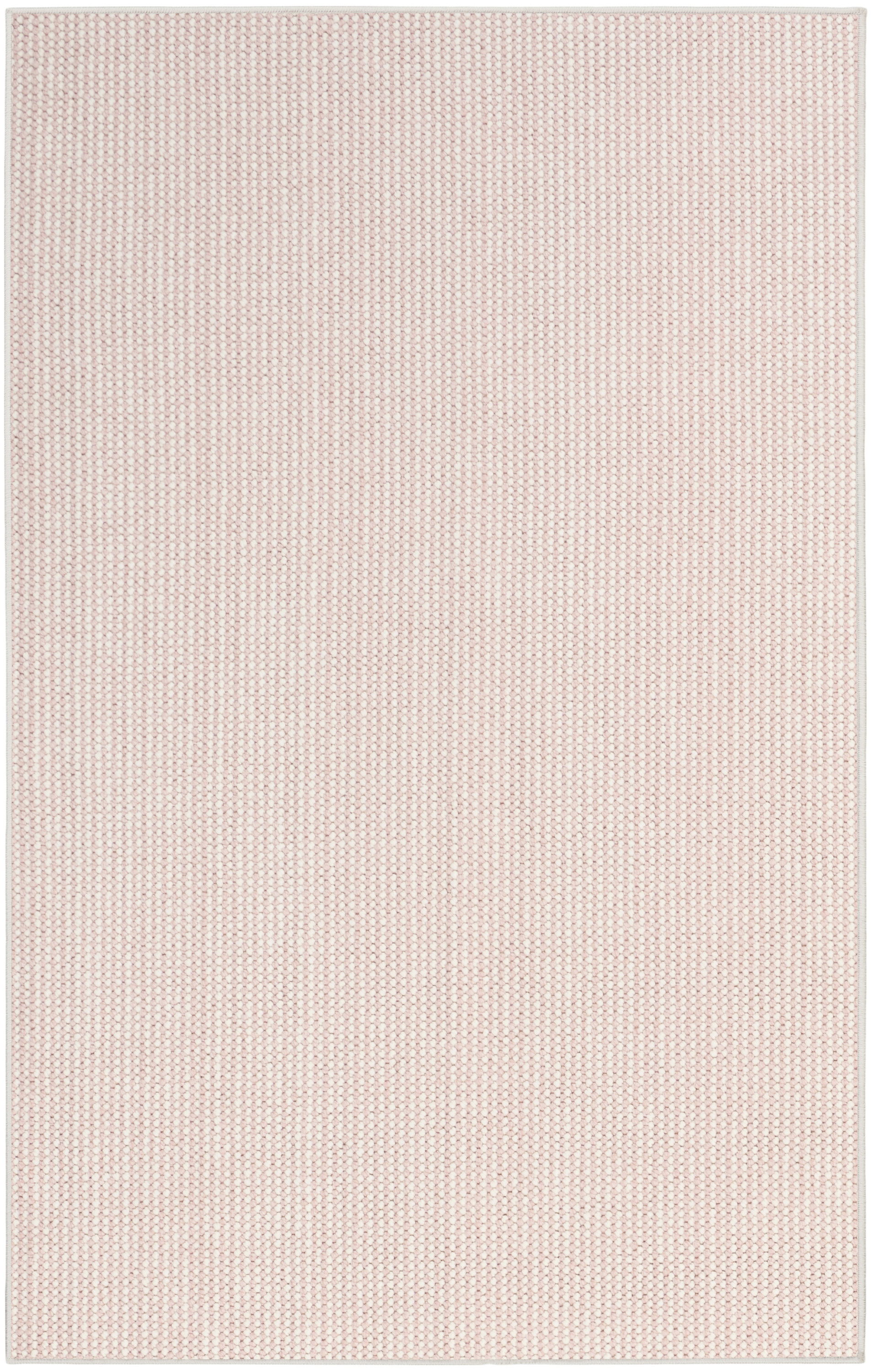 Nourison Natural Texture 2'2" x 3'9" Ivory Rose Farmhouse Indoor Rug