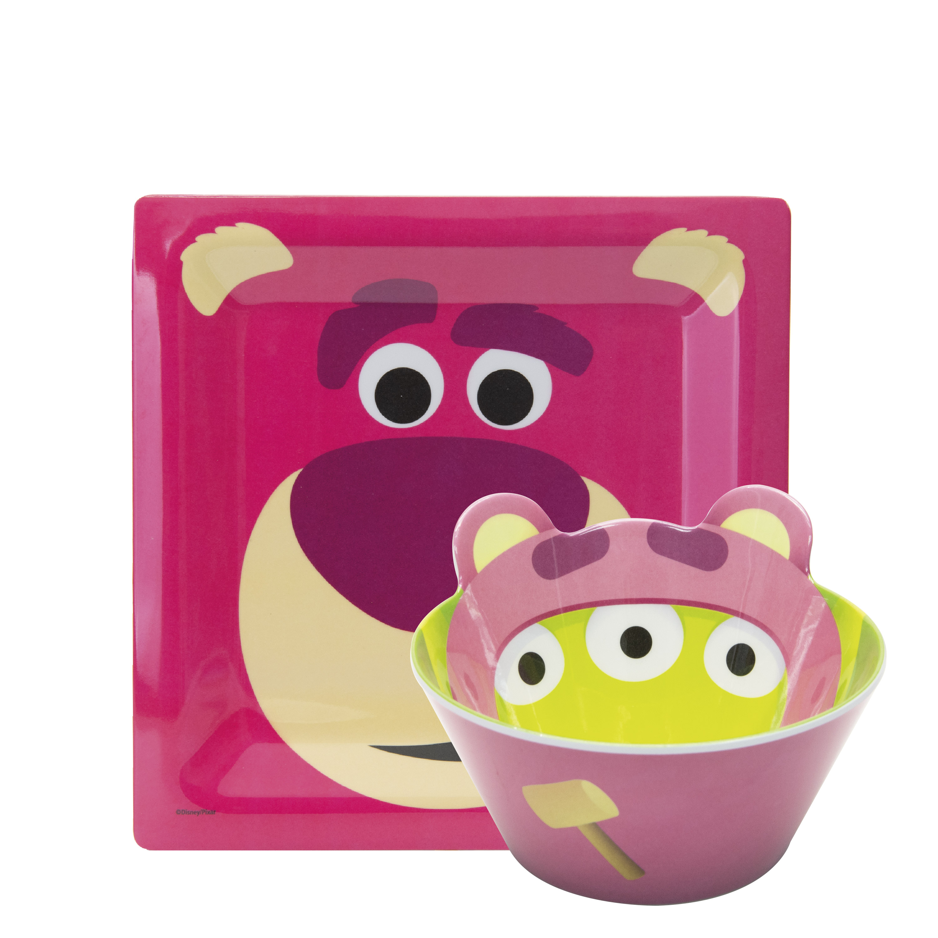 Disney and Pixar Toy Story 4 Plate and Bowl Set, Lotso, 2-piece set slideshow image 1 Disney and Pixar Toy Story 4 Plate and Bowl Set, Lotso, 2-piece set slideshow image 1