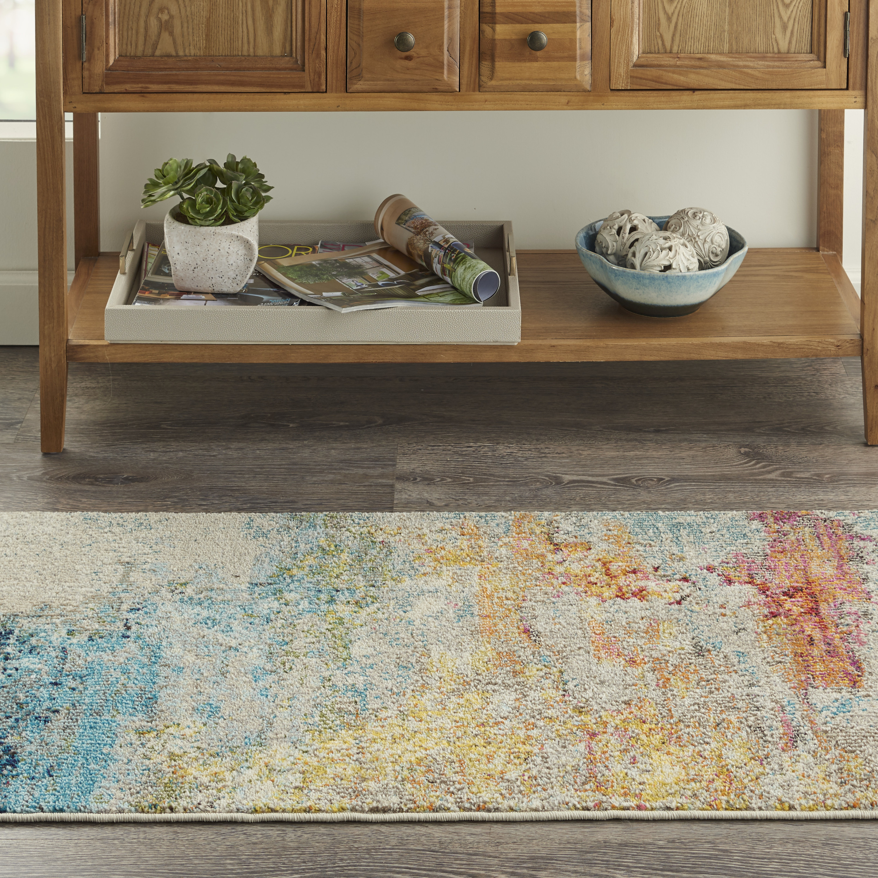 Nourison Celestial 3' x 5' Sealife Modern Indoor Rug