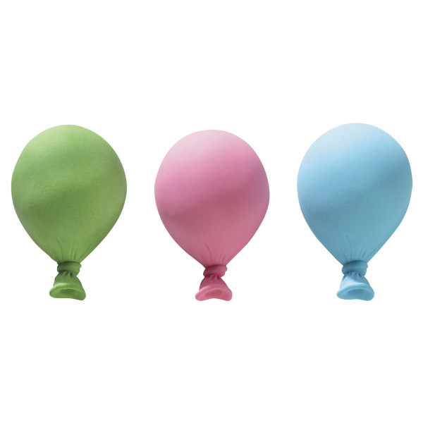 Pastel Balloons Assortment Gum Paste Layon