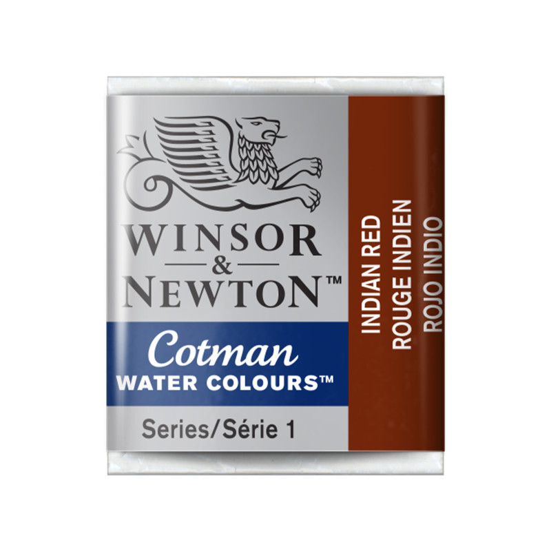Cotman Watercolor Paint, Half Pan, Indian Red
