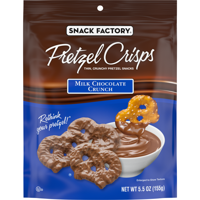 Milk Chocolate Crunch Pretzel Crisps