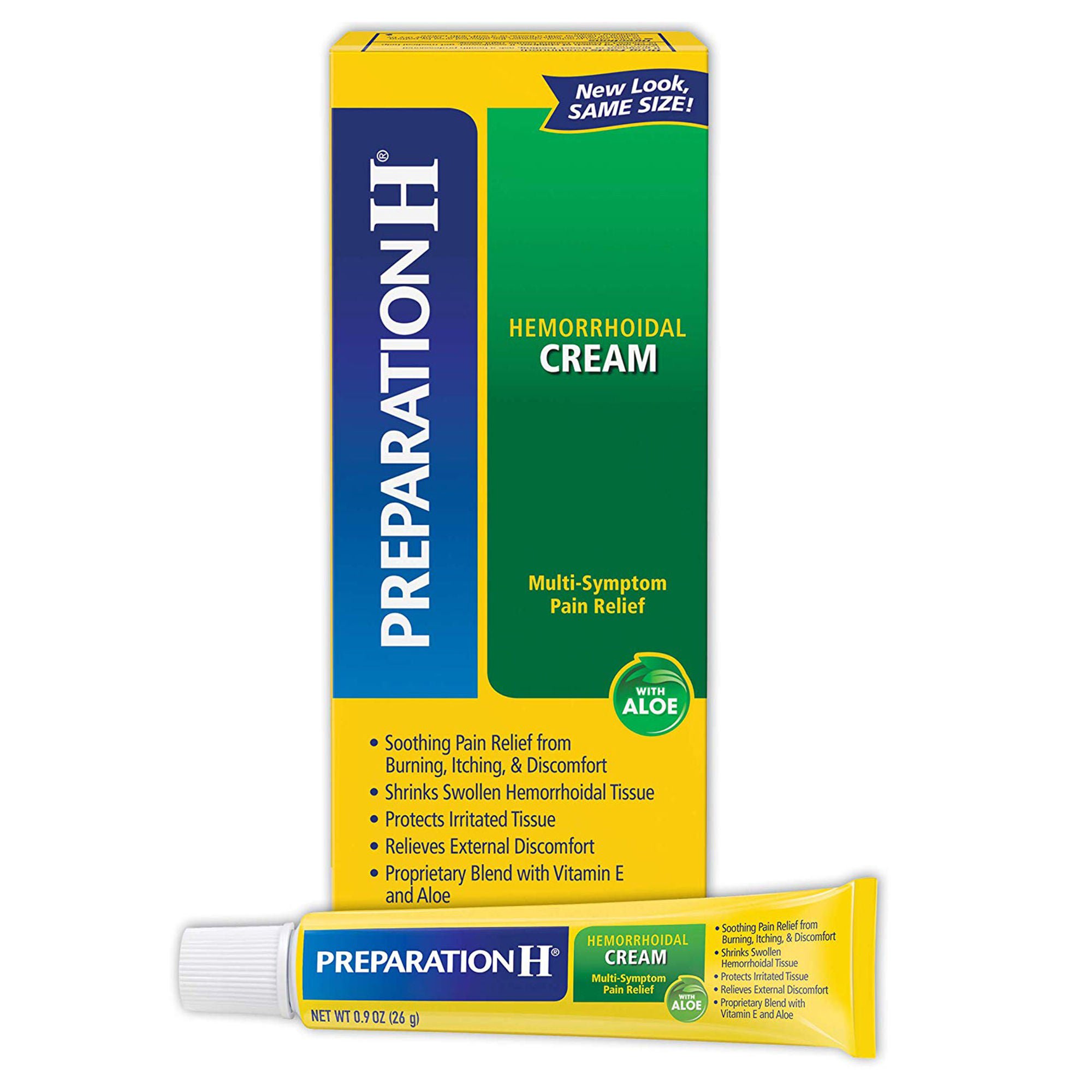 Preparation H® Hemorrhoidal Cream with Aloe, 0.9-ounce Tube