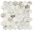 Presario Lumen White 2″ Hexagon Mosaic Matte