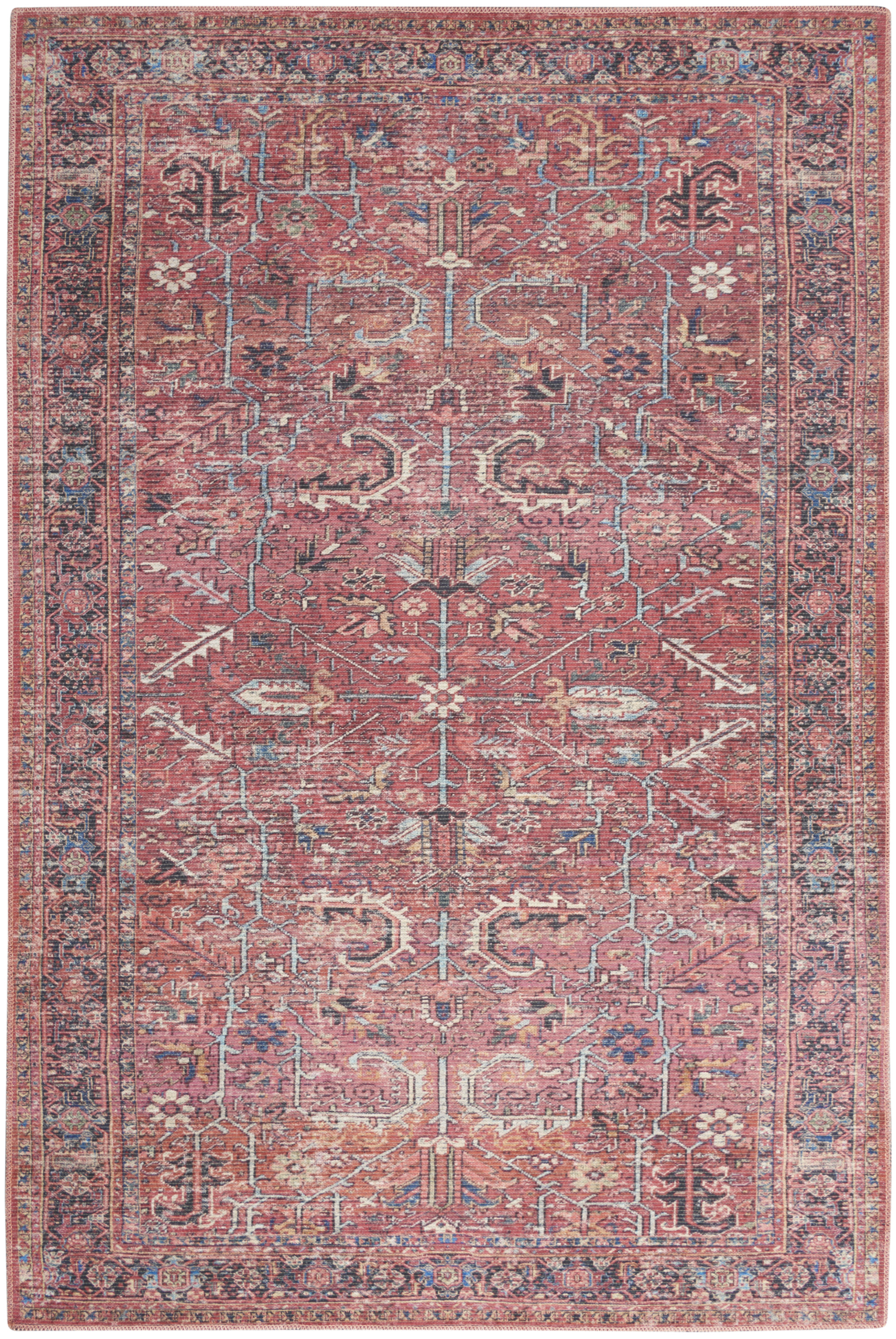 Nourison New Concept Washables 4' x 6' Brick Vintage Indoor Rug