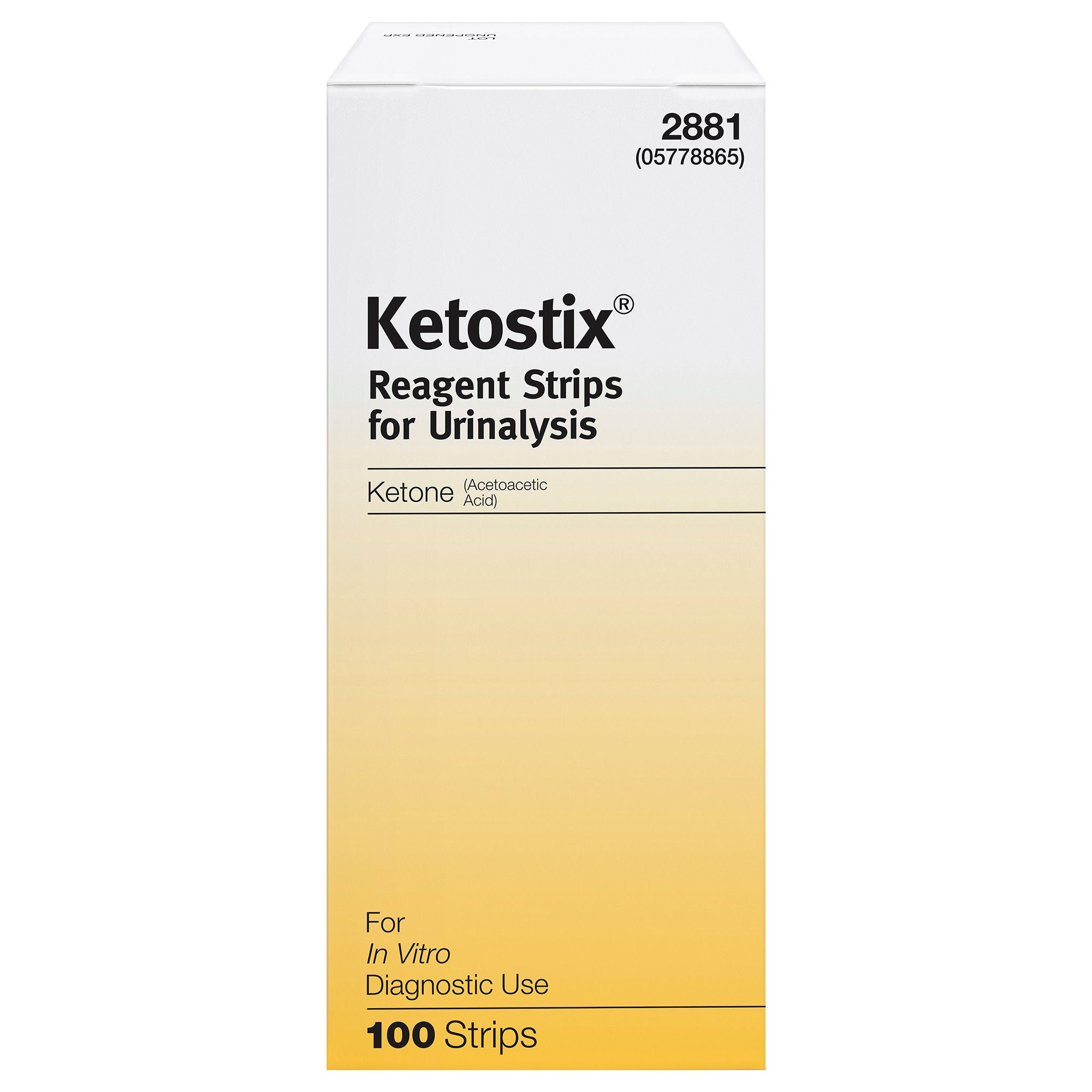 Ketostix® Urinalysis Reagent for Ketone test