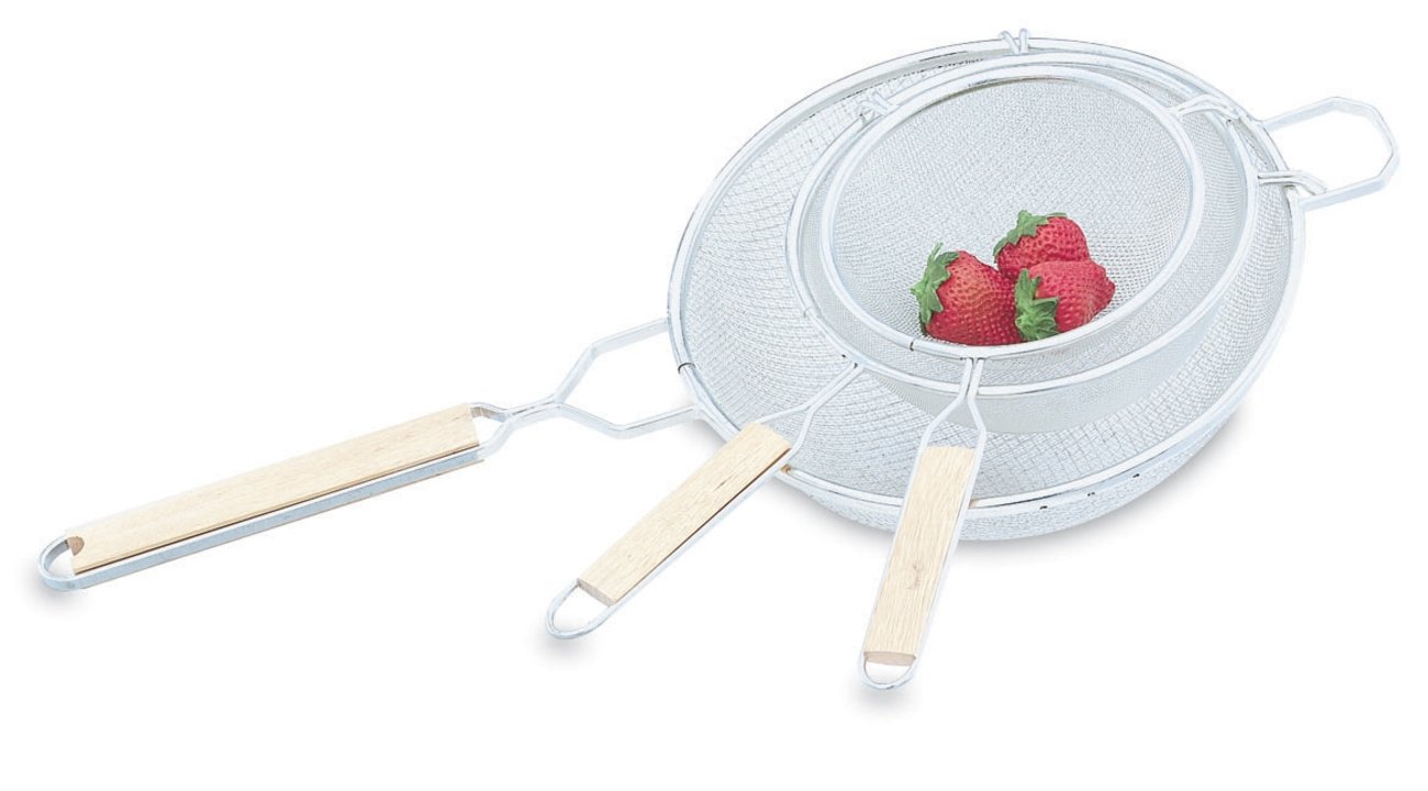 6 ¼-inch fine-mesh double-wire strainer