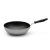 11-inch carbon steel induction stir-fry pan with SteelCoat x3™ nonstick coating and silicone handle