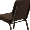 HERCULES Series 18.5''W Stacking Church Chair in Purple Fabric - Gold Vein Frame - Picture 89 of 140