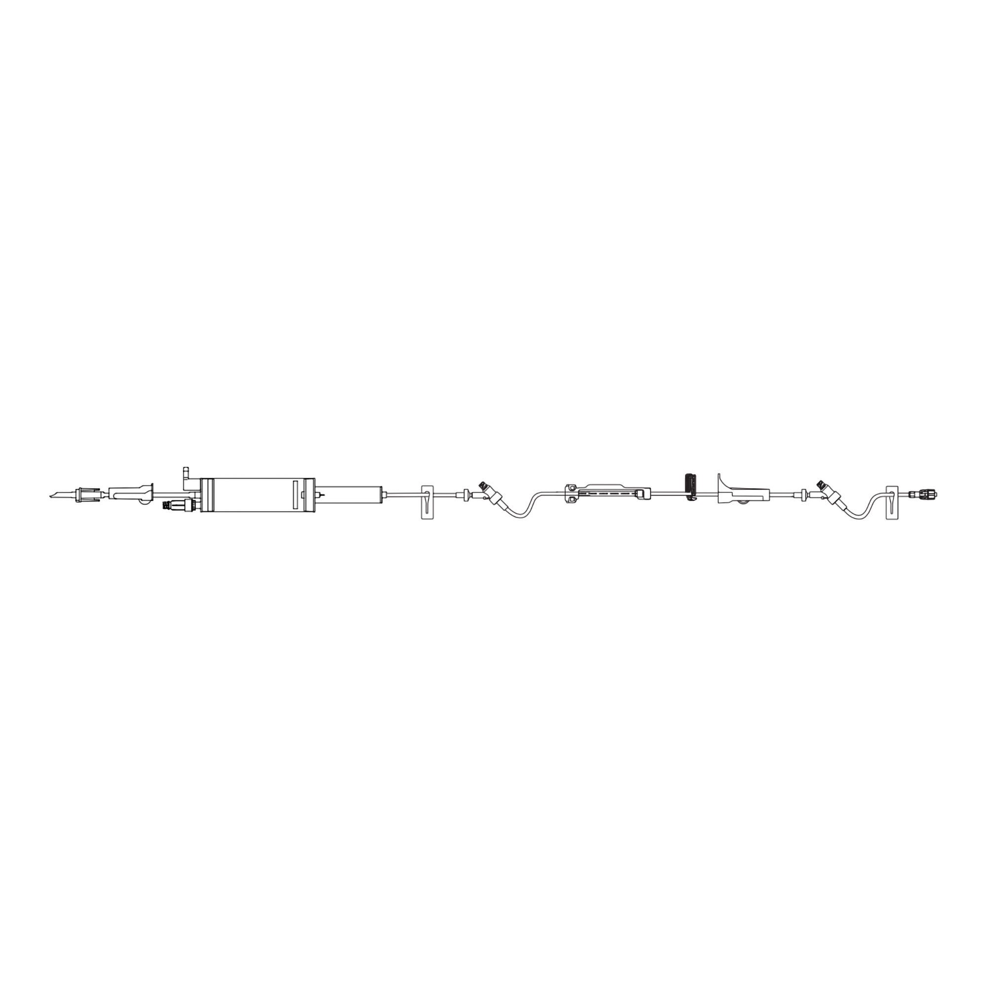 B. Braun IV SET, INFUSOMAT SPACE PUMP 15DRPS/ML 2CRAESITE 120" (20/CS