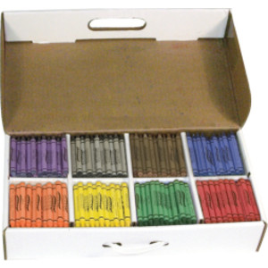 Crayons, Master Pack, 8 Colors (50 Each), 400 Count
