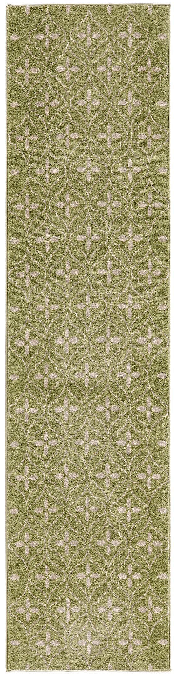 Nourison Nourison Essentials 2'2" x 7'6" Green Ivory Modern Rug