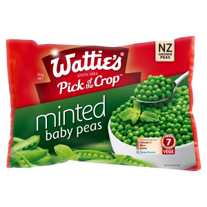 wattie's® minted baby peas 750g image