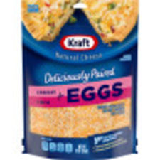 Kraft Deliciously Paired Cheddar & Swiss Shredded Cheese for Eggs, 8 oz Bag