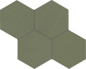 This Or That Green 4×5 Hexagon Field Tile