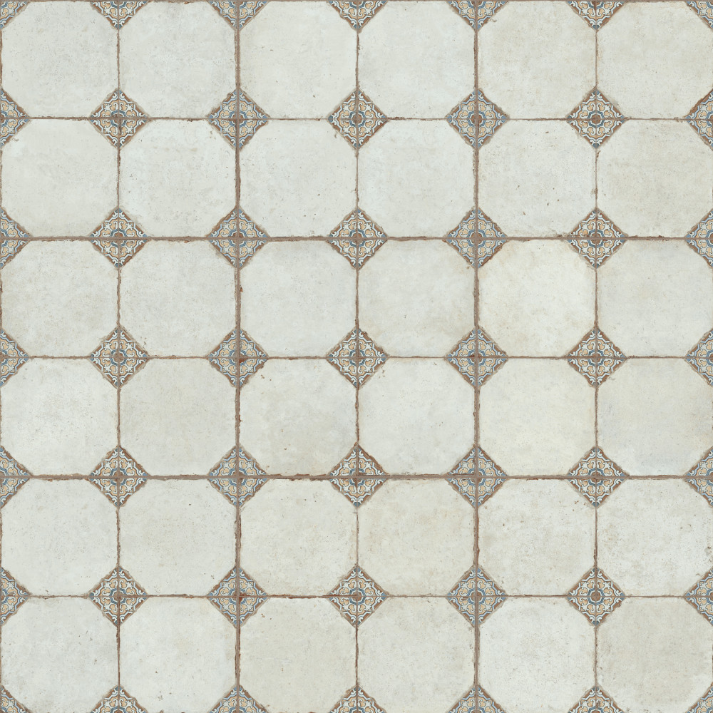 Kings Field Brown 17.75x17.75 Square Porcelain Floor and Wall Digital Pattern