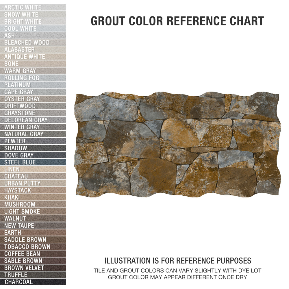 Caldera Vulcano Oxido 12-5/8 in. x 25-1/8 in. Porcelain Floor and Wall Tile