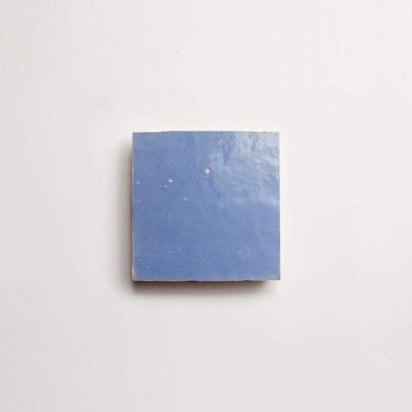 clé zellige | petite | gloss | classic cerulean | sample 