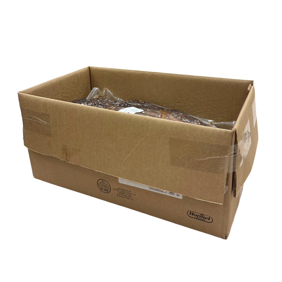 AUSTIN BLUES(r) Texas Prime Whole Beef Brisket, 2 pc . C1RM - Front Right Open Case (Hi Res)