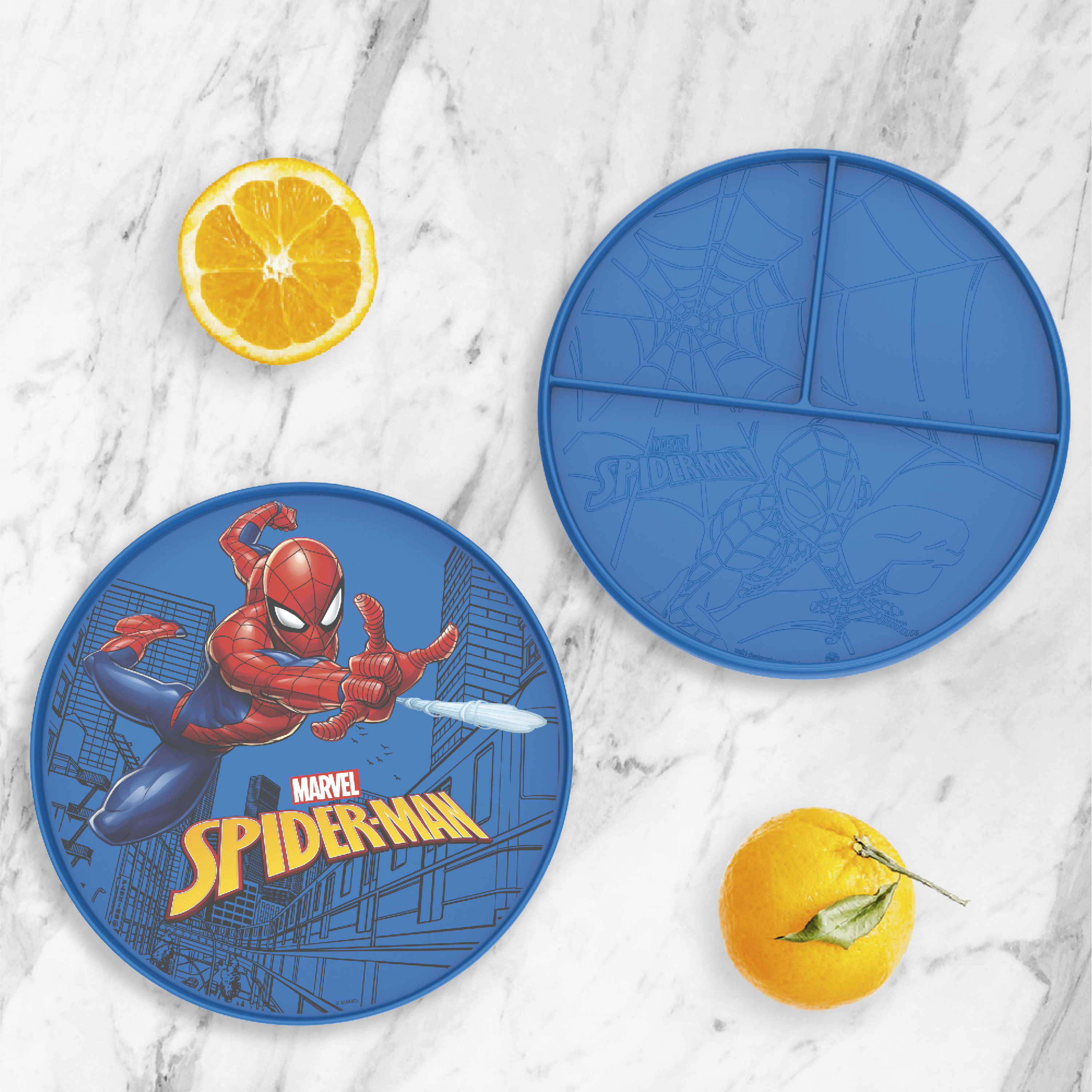 Marvel Comics Kids Dinnerware, Spider-Man, 2-piece set slideshow image 2 Marvel Comics Kids Dinnerware, Spider-Man, 2-piece set slideshow image 2