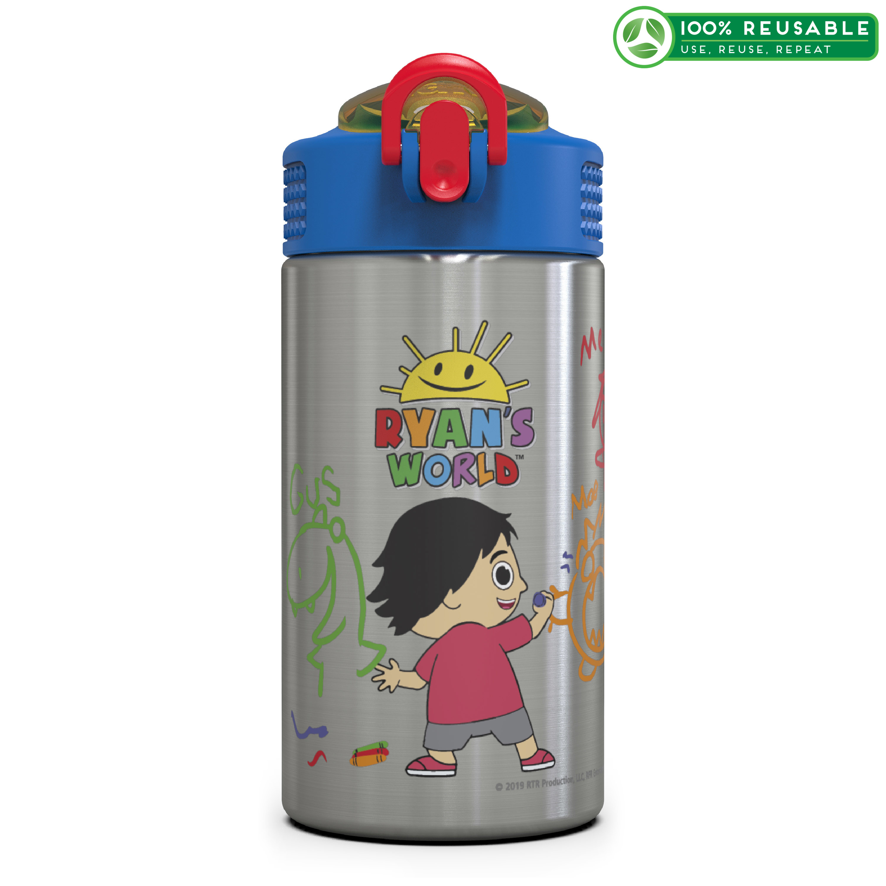 Ryan’s World 15.5 ounce Water Bottle, Ryan and Friends slideshow image 1 Ryan’s World 15.5 ounce Water Bottle, Ryan and Friends slideshow image 1