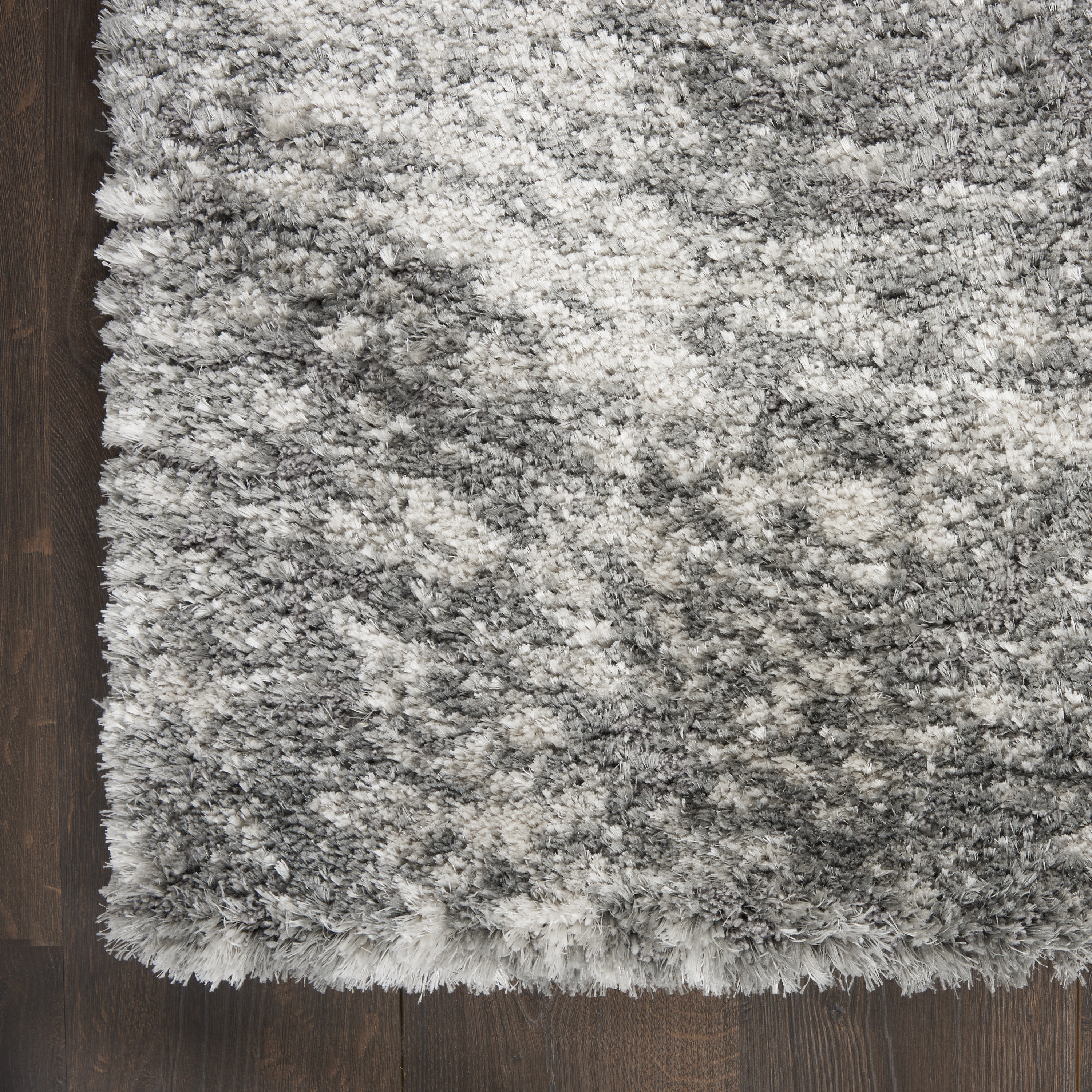 Nourison Dreamy Shag 7'10" x 9'10" Charcoal Grey Shag Indoor Rug