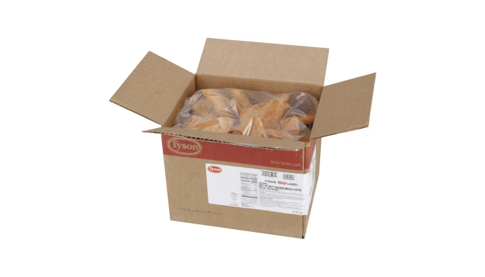 Tyson Red Label® Uncooked Hot & Spicy Chicken Breast Pattie Fritters, 3.2 oz. _image_4