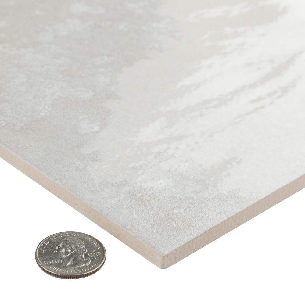 Sample – Kings Luxe Tradition Square Silver Ceramic Wall Tile