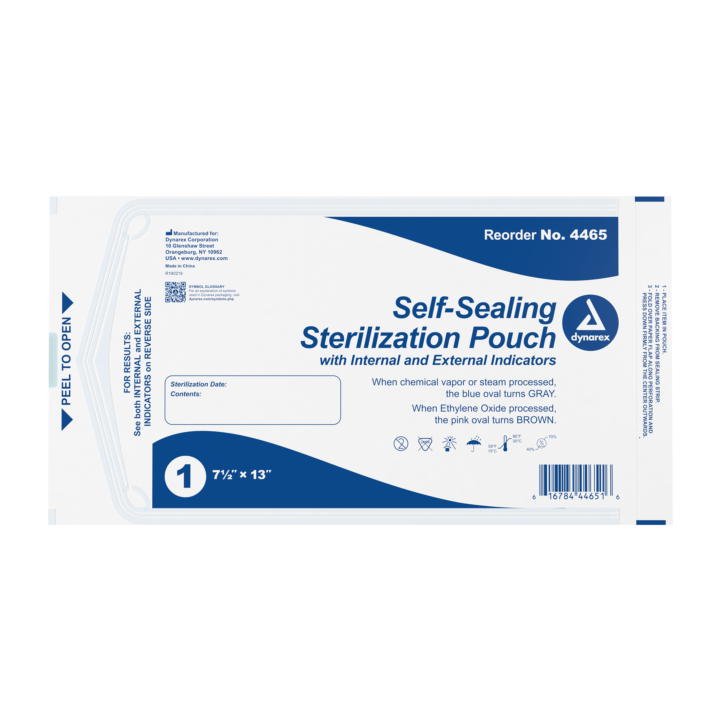 Sterilization Pouches 7.5 x 13in
