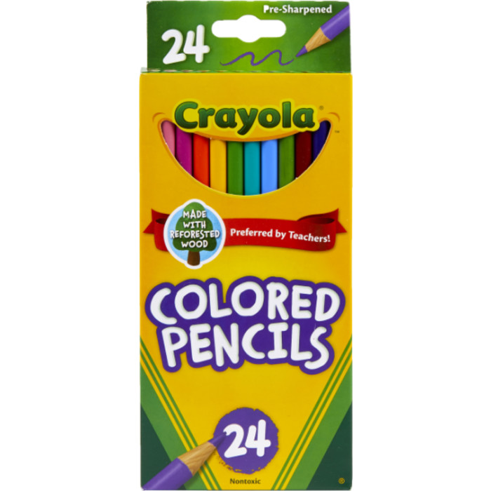 Colored Pencils, 24 Colors