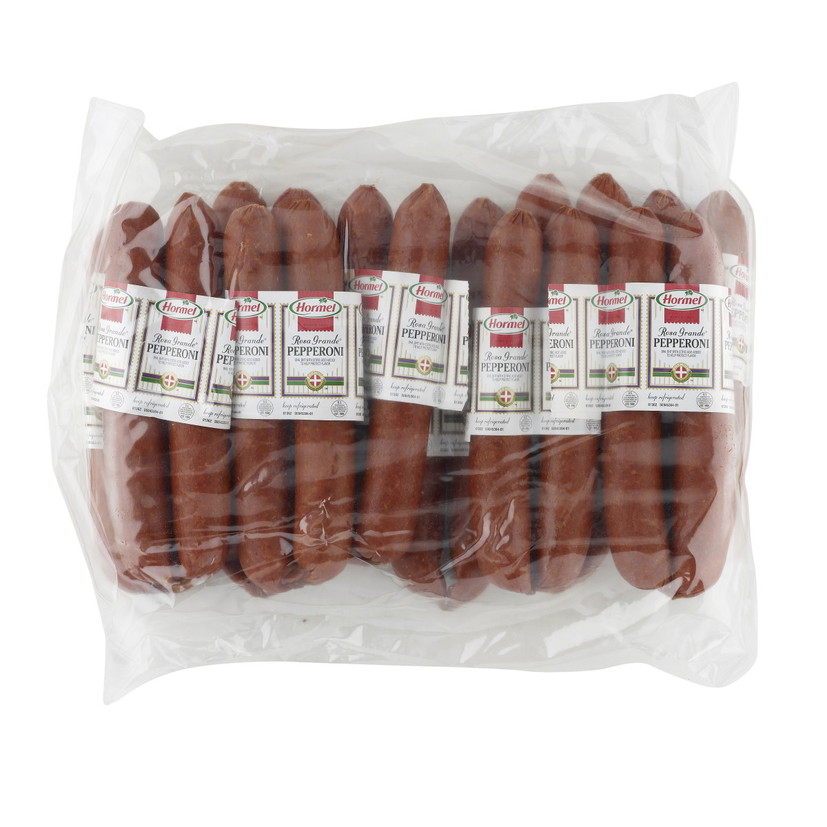 ROSA GRANDE(r) Pepperoni, 10 lb . C1CB - Front Center Inner Pack (Hi Res)