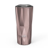 Fractal 16 ounce Vacuum Insulated Stainless Steel Tumbler, Rose Gold