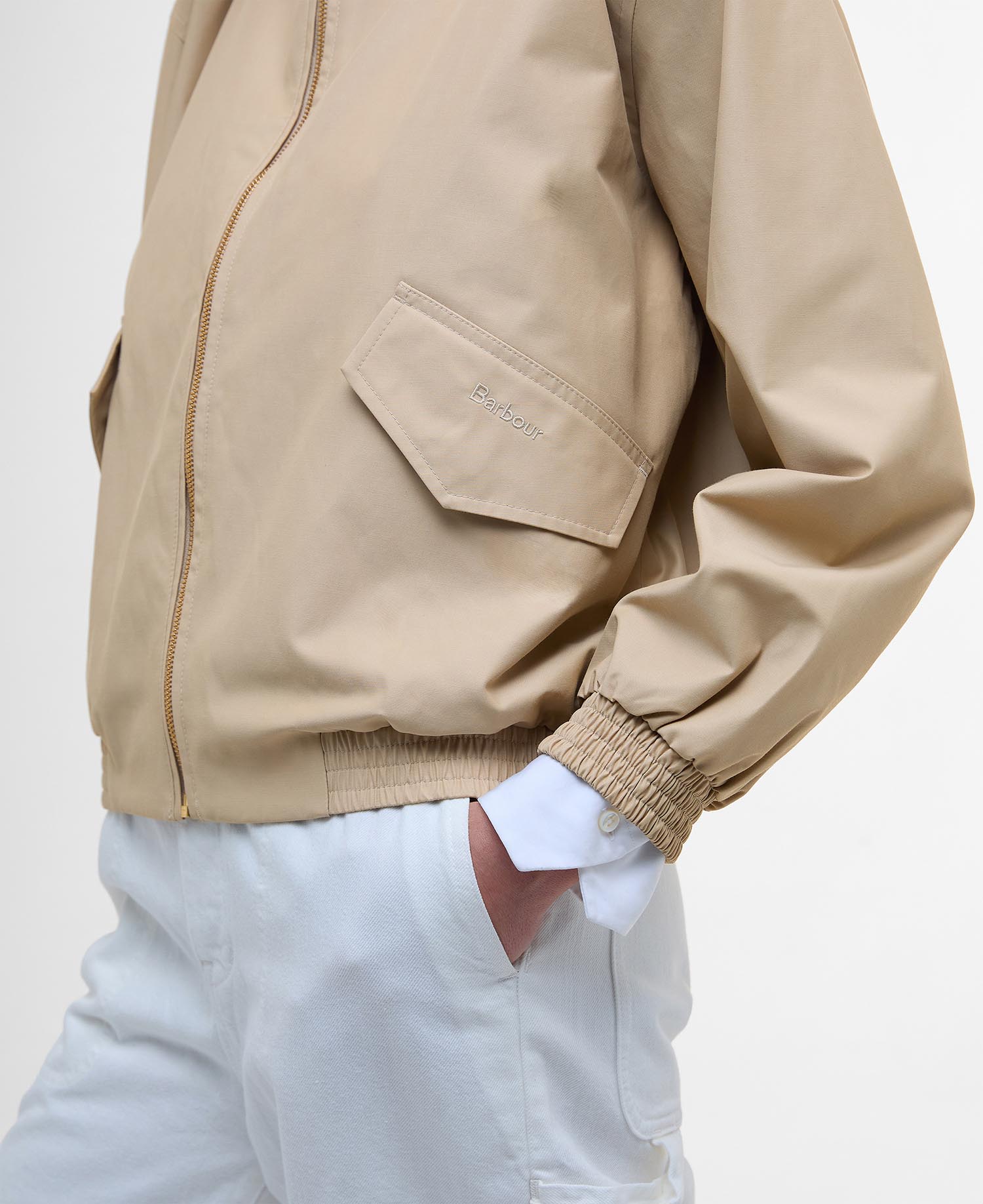 Barbour The Edit by Alexa Anna Showerproof Bomber Jacket image number 5