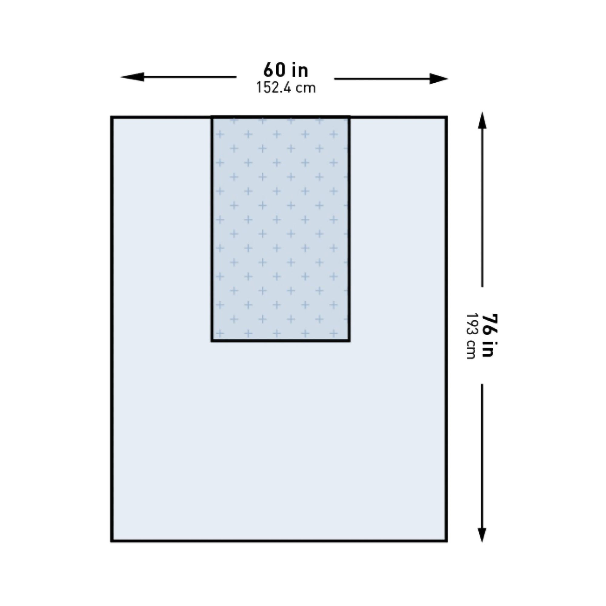McKesson Sterile Three-Quarter Drape, 60 x 76 Inch